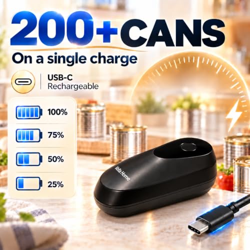 Electric Can Opener for Seniors, Arthritis & Weak Hands