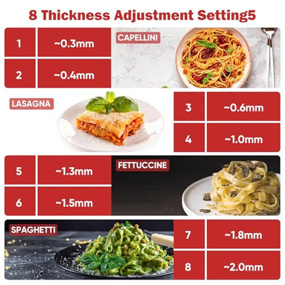 GVODE 3 in 1 Pasta Attachment for KitchenAid Stand Mixer, All Metal Pasta Maker KitchenAid Attachment, Pasta Sheet Roller, Spaghetti Cutter, Fettuccine Cutter Maker Accessories and Cleaning Brush