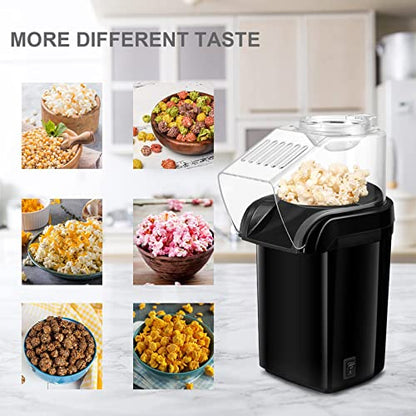 Mini Electric Hot Air Popcorn Maker Electric Popcorn Machine for Healthy Oil Free Popcorn