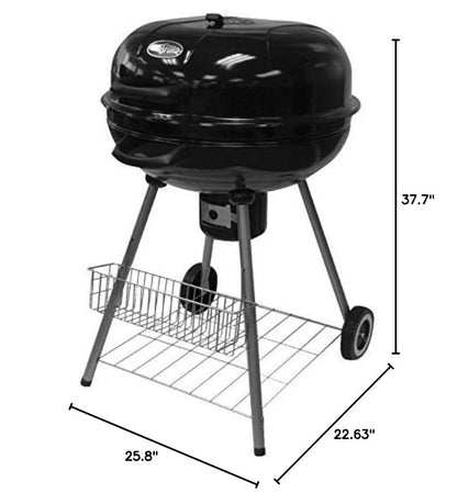 Kingsford OGD2001901-KF Charcoal Kettle Grill, 22.5", Black