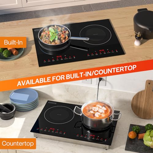 Empava Flex Induction Cooktop 2 Burner, Horz. Countertop/Drop-in, Plug in