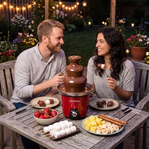 Nostalgia 24-Ounce Chocolate Fondue Fountain