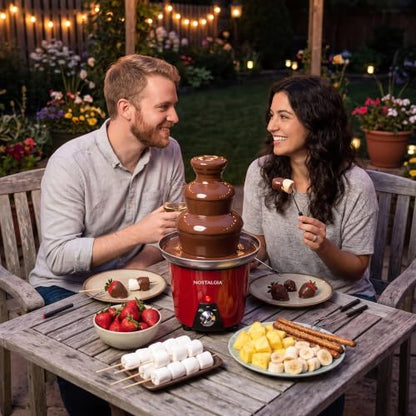 Nostalgia 24-Ounce Chocolate Fondue Fountain