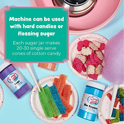 Cotton Candy Express BB1000-S Cotton Candy Machine, Easy To Use and Clean Nostalgia and Fun Comes with Instruction Manual and Tip Card,Teal