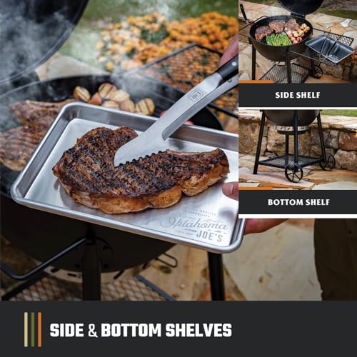 Oklahoma Joe's Blackjack 21.5 in. Heavy-Duty Kettle Charcoal Grill with 382 sq. in. Cooking Area, Black