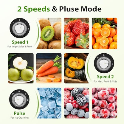 KOIOS 4-in-1 Blender/Food Processor Combo Max 1000W, Dishwasher Safe