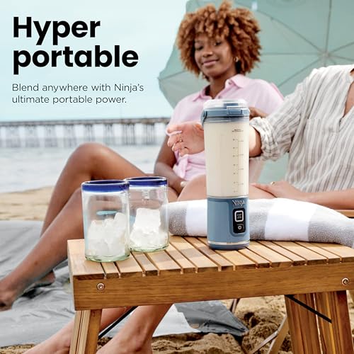 Ninja Blast Portable Blender | Cordless | 18-oz. Vessel | Personal Mixer for Shakes & Smoothies | BPA Free | Leakproof Lid & Sip Spout | USB-C Rechargeable | Dishwasher Safe Parts | Black | BC151BK