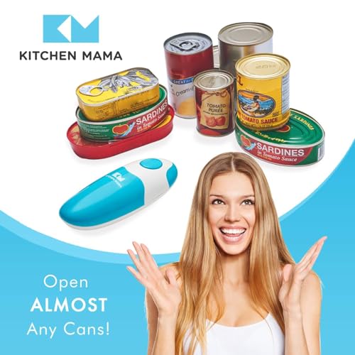 Kitchen Mama Auto Electric Can Opener, Sky Blue