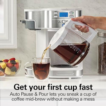 Hamilton Beach 2-Way Programmable Coffee Maker & Single Serve Coffee Maker