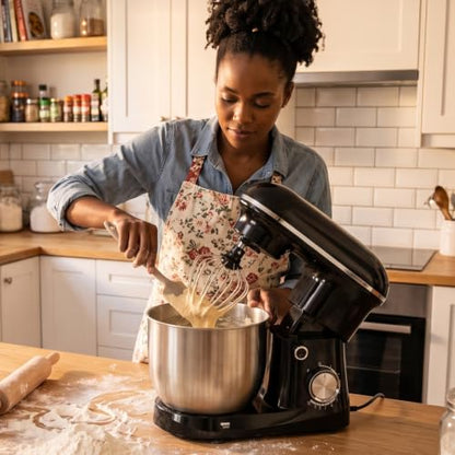 OLIXIS 6.3 Qt Stand Mixer, 10-Speed Tilt-Head Electric Mixer for Baking