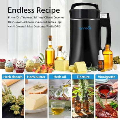 Anrede Herbal Decarboxylation and Butter Infusion Machine, Botanical Extractor and Infuser for Making Butter, Oil and Tinctures, Complete Accessories