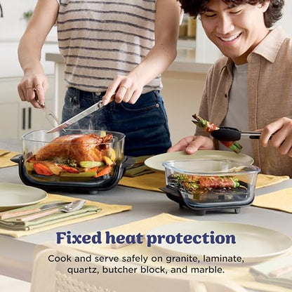 Ninja Crispi Glass Air Fryer, 4-in-1, Frosted Lilac, FN101PR