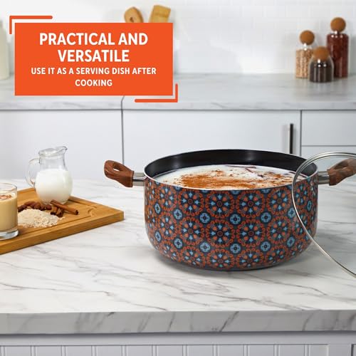 IMUSA 10Qt Talavera Dutch Oven w/Blk