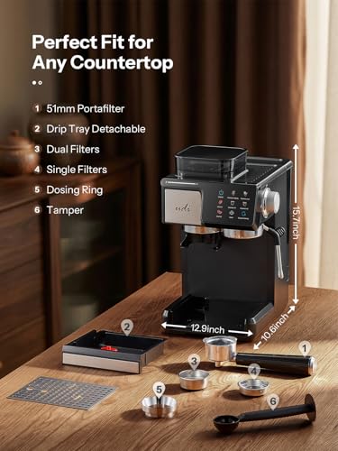 UDI 20Bar Espresso Machine with 20 Grind Settings