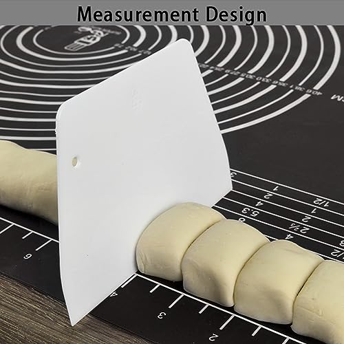 Non-Slip Silicone Pastry Mat Jumbo 31''by 24'' for Non Stick Baking Mats, Table/Countertop Placemats, Dough Rolling, Kneading/Fondant/Pie Crust Pad by Super Kitchen