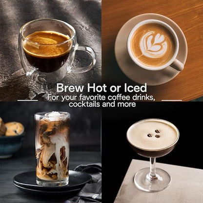 De’Longhi Dedica Arte Espresso Machine with My LatteArt Steam Wand (Milk Frother), 15-Bar Pump & 3-Level Temp Control - Compact Espresso Maker for Latte & Cappuccino - Italian Stainless Steel Design