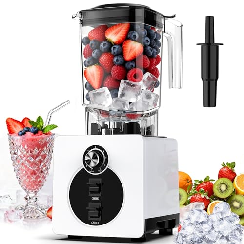AIZIYO Professional Blender for Smoothies, 2200W Peak Watts,60 oz BPA-Free Pitcher, Blenders for Kitchen, Dishwasher Safe, Programs for Frozen Drinks & Nutrient Milk Shakes & Nut Milk