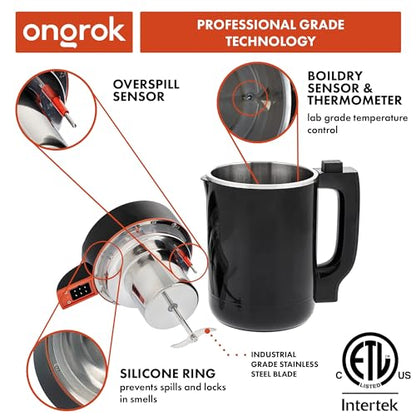 ONGROK Butter Maker & Oil Infuser Machine - Sleek Butter Machine with Simple Functionality, Electric Tincture Machine Kit for Edible Herbal Oil with all Accessories (Large)