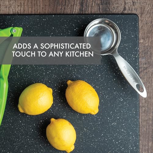 Dexas Superboard Reversible Pastry Board, 14 x 17 Inches, Midnight Granite Color - Dishwasher Safe, Plastic, Ideal for Baking and Food Prep