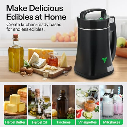 VIVOSUN Herbal Decarboxylation and Infusion Machine, Botanical Extractor and Infuser for Making Butter, Oil, and Tinctures, Includes Recipes and Complete Accessories