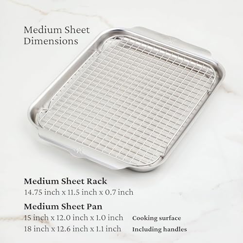 Hestan Provisions OvenBond 7-Piece Gourmet Essentials Trii-Ply Stainless Steel Set