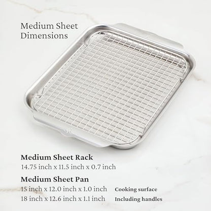 Hestan Provisions OvenBond 7-Piece Gourmet Essentials Trii-Ply Stainless Steel Set