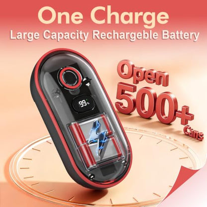 Rechargeable Electric Can Opener, One-Touch Automatic, Smooth Edge