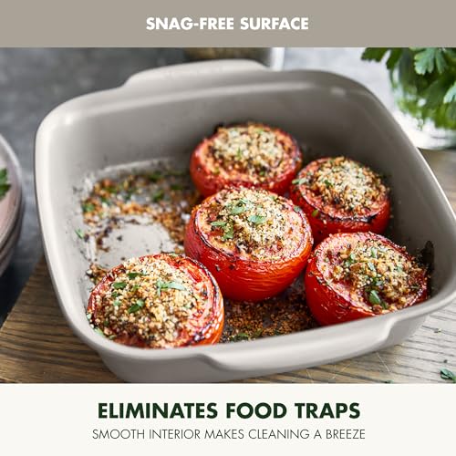 GreenPan Premiere Ovenware Healthy Ceramic Nonstick 4 Piece Bakeware Set, PFAS-Free, Rectangular, Square, Quarter, Half Sheet Baking Pans, Warp-Free, Oven & Broiler Safe 600F, Dishwasher Safe, Taupe