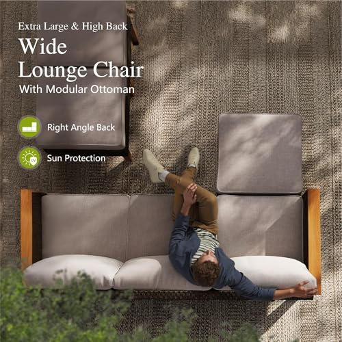 Sophia & William 12 Pieces Wicker Patio Furniture Set, Beige Cushion