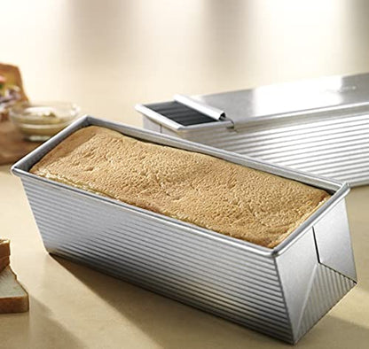 USA Pan Pullman Loaf Pan with Cover, Large w Set of 2