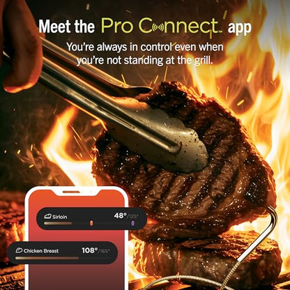 Ninja FlexFlame ProConnect Grill & Smoker | 5-in-1 Smart Cooking System | Electric & Propane | App-Connected | 3-Burner Digital Control | Roast, Griddle & Pizza Maker | Black/Gold | PG305