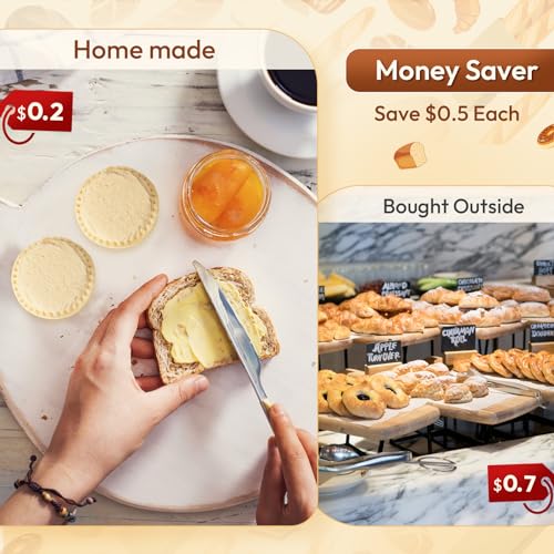 Gelbira Sandwich Cutter, Sandwich Cutter and Sealer, Sandwich Maker, Peanut Butter and Jelly Sandwiches Tool/PBJ Cutter, Sandwich Maker for Kids, for Thanksgiving/Christmas Day
