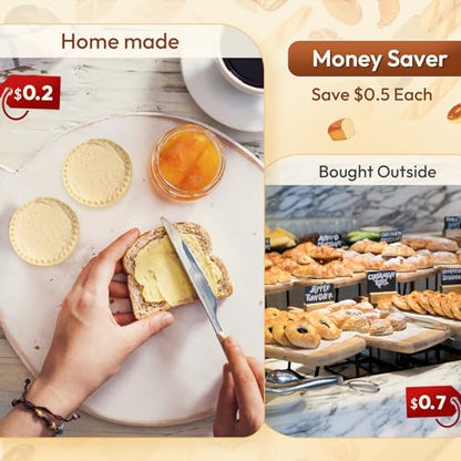 Gelbira Sandwich Cutter, Sandwich Cutter and Sealer, Sandwich Maker, Peanut Butter and Jelly Sandwiches Tool/PBJ Cutter, Sandwich Maker for Kids, for Thanksgiving/Christmas Day