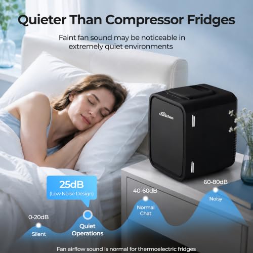 BEICHEN Mini Fridge 4 Liter Portable Compact Refrigerator