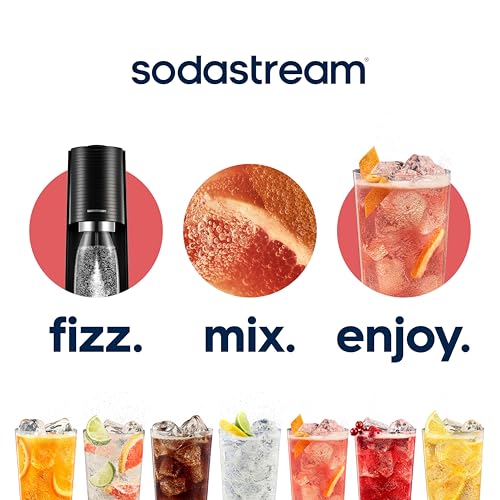 SodaStream - Bubly Fruit Drops for Sparkling Water | Natural Fruit Flavor | Zero Calories, No Sweeteners | Create Your Own Bubly with SodaStream | Variety Pack, Bubly Original, Pack of 6 | 8 Fl Oz