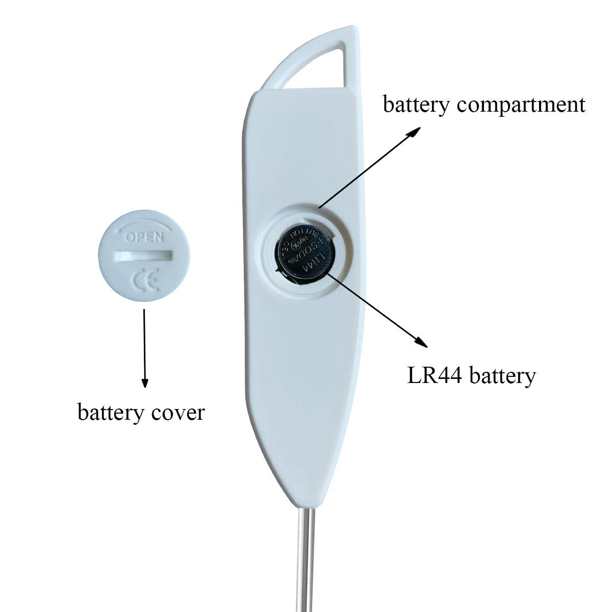 Digital Meat Food Thermometer for Candy Candle Milk BBQCooking Kitchen BBQ, Probe Instant Read Thermometer for Pork Deep Fry Roast Baking Temperature