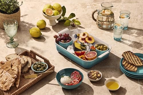 Le Creuset Stoneware Heritage Rectangular Baking Dish, 4 qt., Riviera