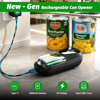 YitaiElite Electric Can Opener Automatic Hands-Free with Smooth Edge