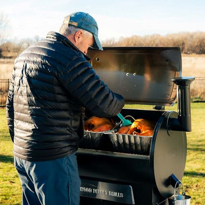 Z GRILLS 2025 Electric Pellet Grill & Smoker, 700 sq in Cooking Area, Dual-Wall Insulation, PID V2.1 Controller, Meat Probes, Easy Hopper Clean-out, Includes Grill Cover, 8 in 1 Outdoor BBQ, 700D6