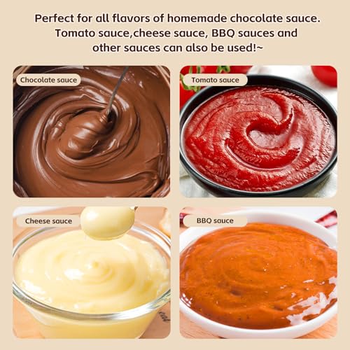 Chocolate Fountain Machine – Electric Stainless Steel Fondue Fountain, 4-Tier, 4-Pound Capacity for Chocolate, Candy, Butter & Cheese, Heated Bowl & Dual Controls