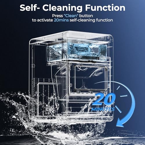 Antarctic Star Nugget Ice Maker Countertop 44Lb/Day LED Display Machine