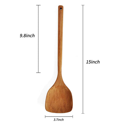 Wooden Spatula. Long handle Spatula for cooking.Handmade for Kitchen Cookware. (Spatula)