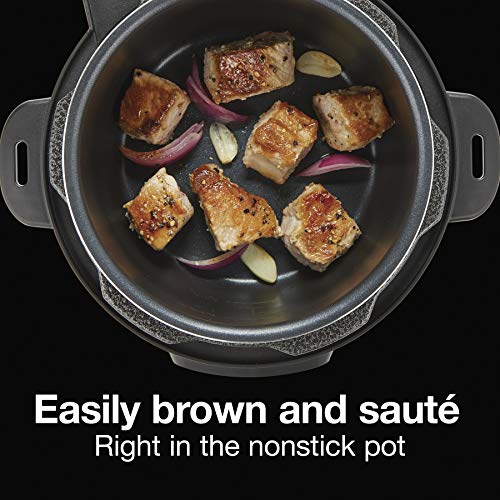 Proctor Silex Proctor-Silex Simplicity 4-in-1 Electric Pressure Cooker, 3 Quart Multi-Function With Slow Cook, Steam, Sauté, Rice, Stainless Steel (34503)