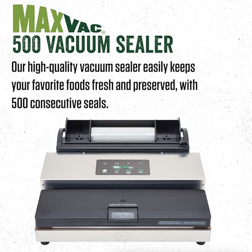 LEM Products MaxVac 500 Vacuum Sealer Machine, Heavy-Duty Aluminum