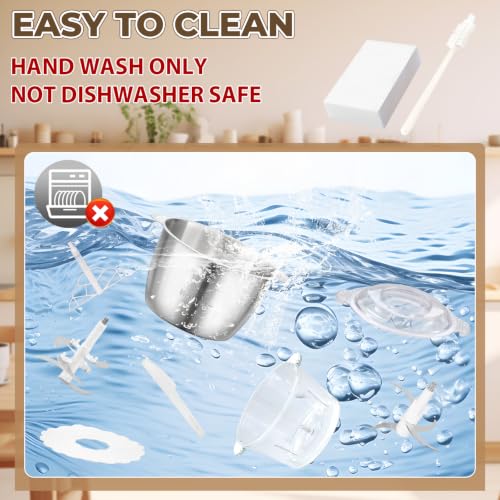 Glass Bowl Food Processor, Vegetable Chopper & Meat Grinder, Touch Screen