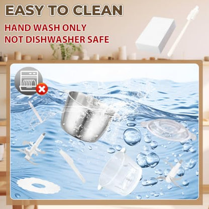 Glass Bowl Food Processor, Vegetable Chopper & Meat Grinder, Touch Screen
