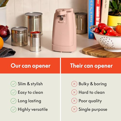 bella Electric Can Opener, Automatic One-Touch, Blossom