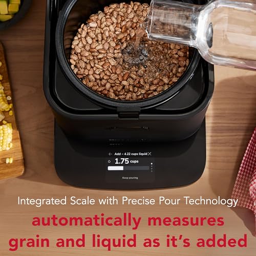 KitchenAid Compact 8 Cup Grain and Rice Cooker, Integrated Scale, KGC2154BM