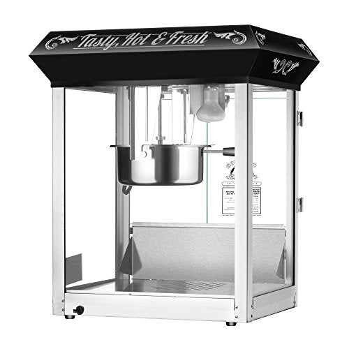 Superior Popcorn Company Hot and Fresh 8oz Popcorn Machine, Black
