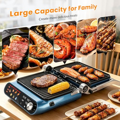 Taylor Swoden 7-in-1 Panini Press Sandwich Maker, Electric Indoor Grill